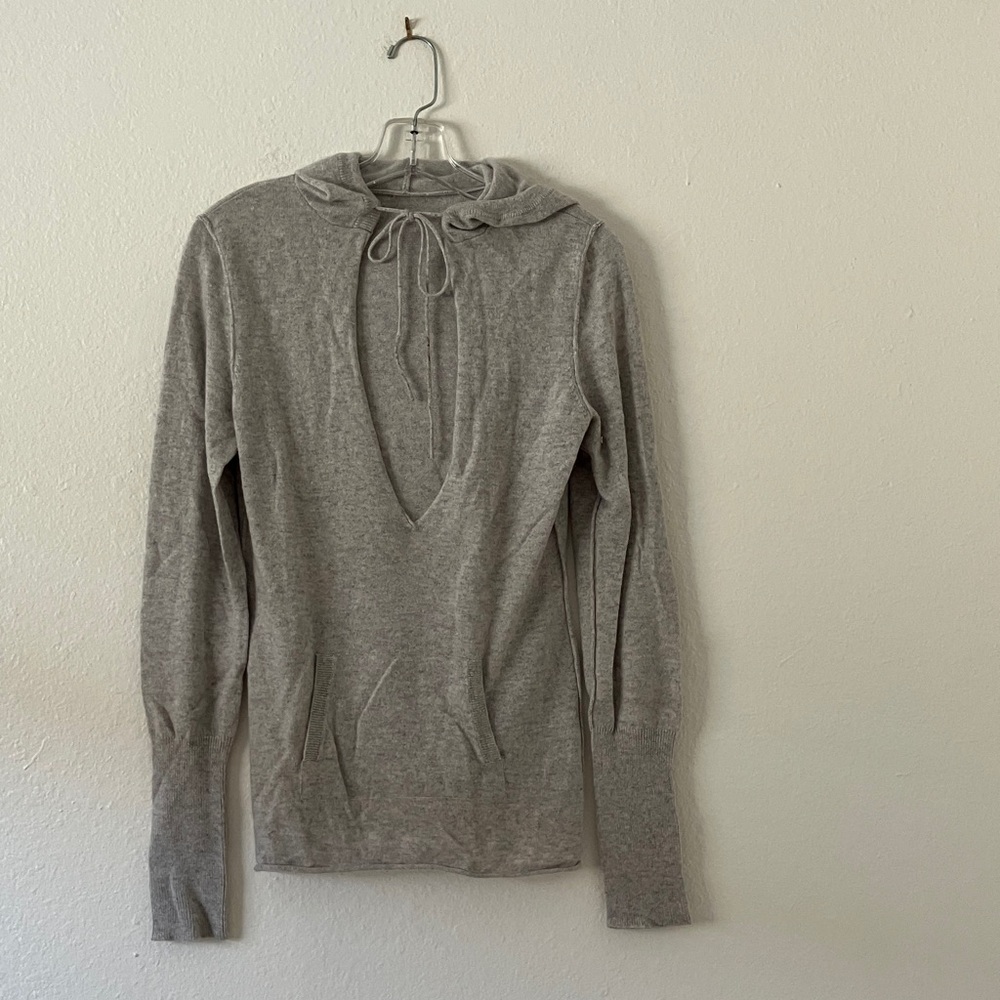 Gray Cashmere Sweater